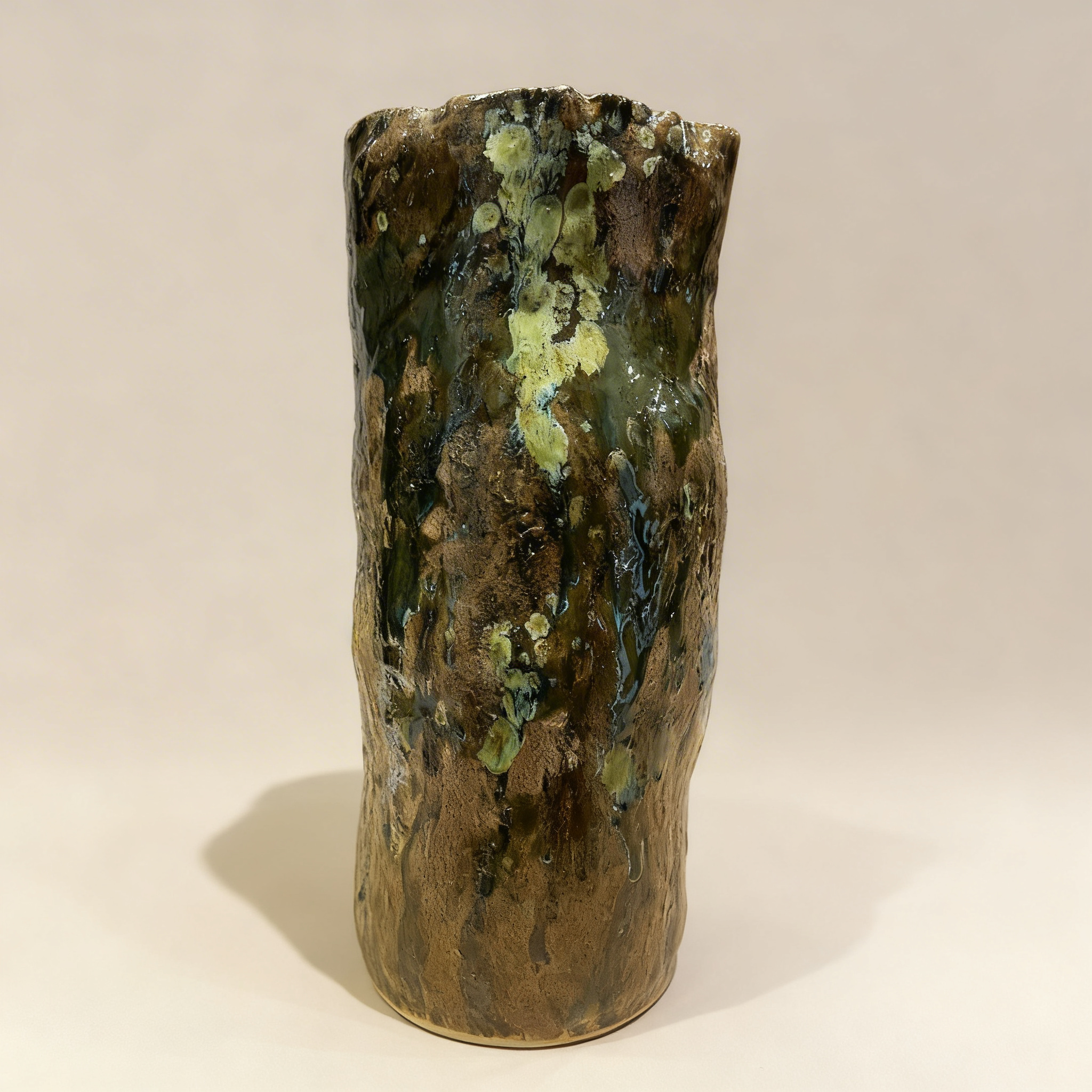 Textured Stone Vase